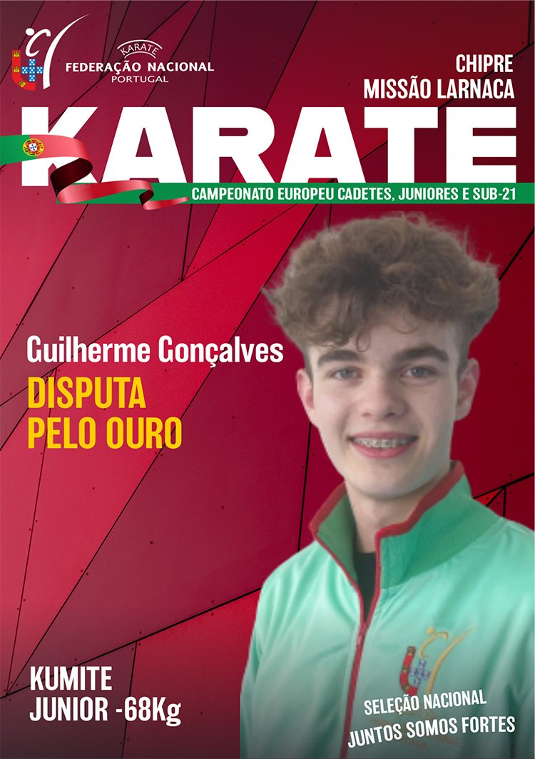 Guilherme Gonçalves Disputa de Ouro – Campeonato Europa Cadetes, Juniores e Sub21 (Chipre)