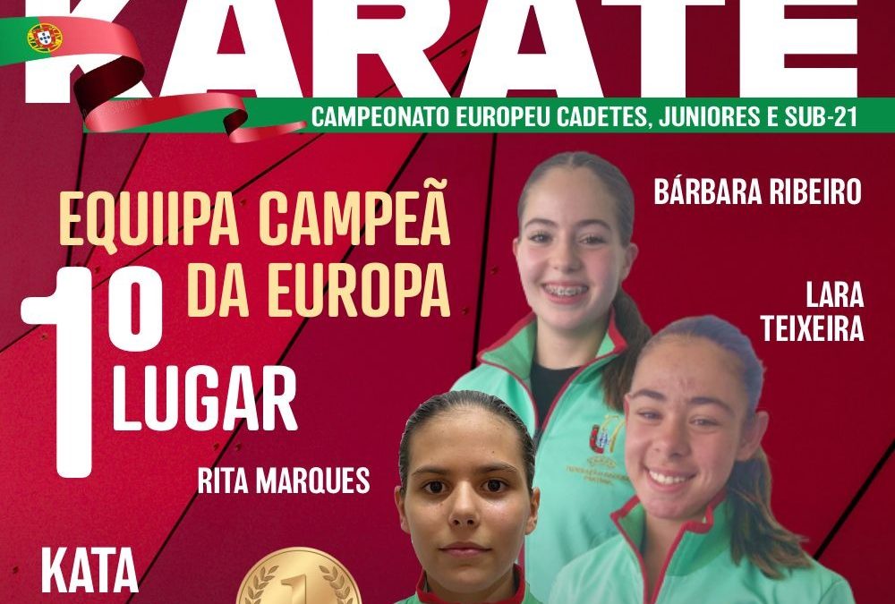 Medalha de Ouro – Campeonato Europa Cadetes, Juniores e Sub21 (Larnaca – Chipre)