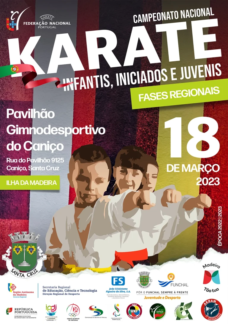 Campeonato Nacional Infantil, Iniciado e Juvenil (Fase Regional Madeira) – 18 Março 2023