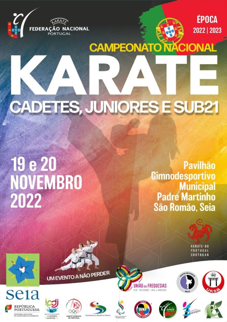 Campeonato Nacional de Cadetes, Juniores e Sub21 – 19 e 20 Novembro 2022 – Seia