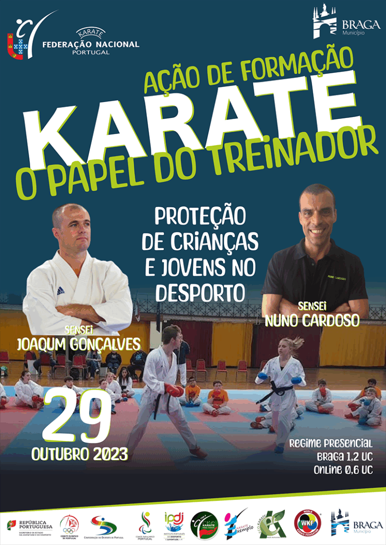 Ação de Formação “O Papel do Treinador: Proteção de crianças e jovens no desporto” – 29 Outubro 2023 – Braga