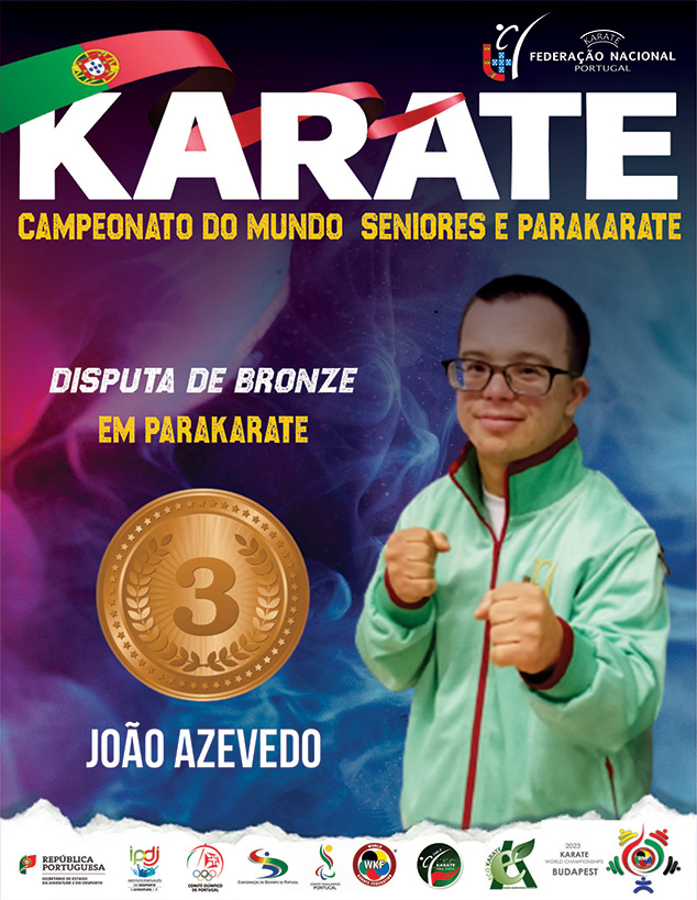 Medalha de Bronze – 26.º Campeonato do Mundo de Seniores 2023 (João Azevedo)