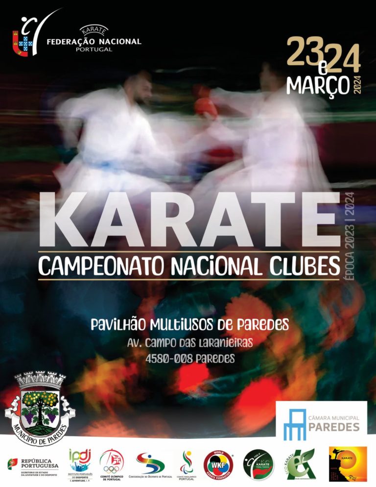 Campeonato Nacional de Clubes – 23 e 24 Março 2024 – Paredes