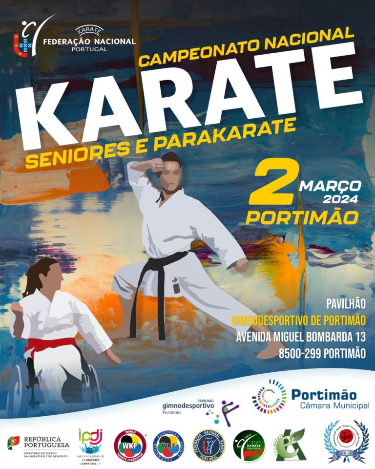 Campeonato Nacional de Seniores e ParaKarate – 2 Março 2024 – Portimão