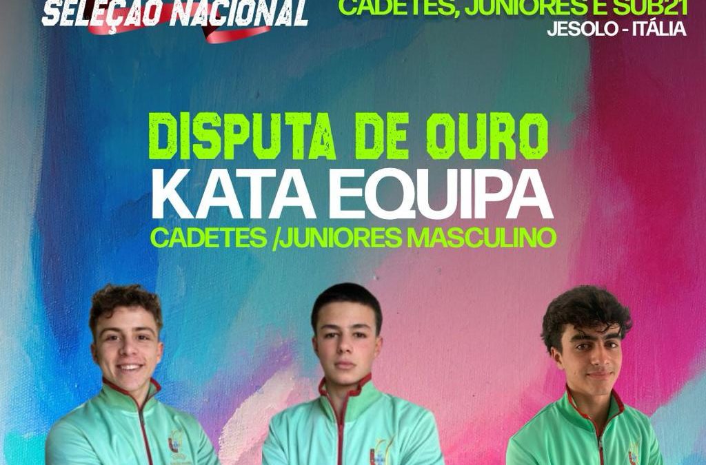 Disputa de Medalha de Ouro – XIII Campeonato do Mundo de Karate (Cadetes, Juniores e Sub21) – Jesolo, Itália