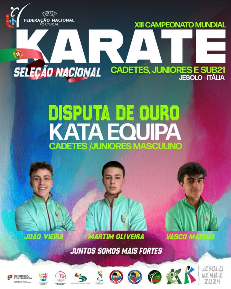 Disputa de Medalha de Ouro – XIII Campeonato do Mundo de Karate (Cadetes, Juniores e Sub21) – Jesolo, Itália