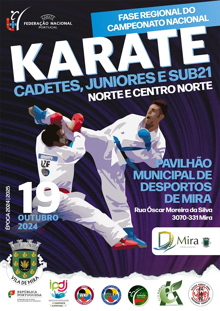 Campeonato Nacional de Cadetes, Juniores e Sub21 2024 – Fases Regionais Norte e Centro Norte