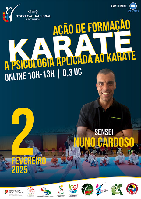 AF “A Psicologia Aplicada ao Karate” – 2 Fevereiro 2025 – E-Learning
