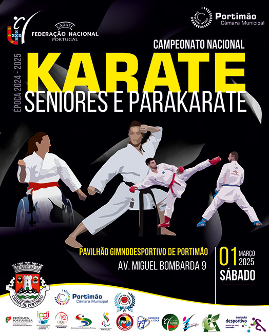Campeonato Nacional de Seniores e Parakarate – 1 de Marco 2025 (Portimão)