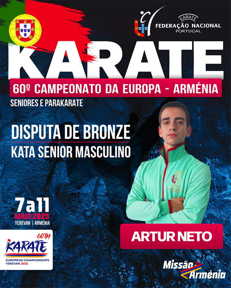 60º Campeonato Europeu De Seniores E ParaKarate (Yerevan – Arménia) – Disputa de Medalha de Bronze