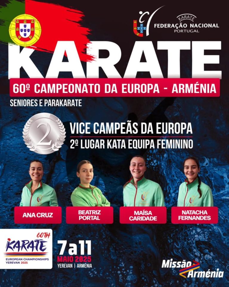 60º Campeonato Europeu De Seniores E ParaKarate (Yerevan – Arménia) – Vice Campeãs Europeias