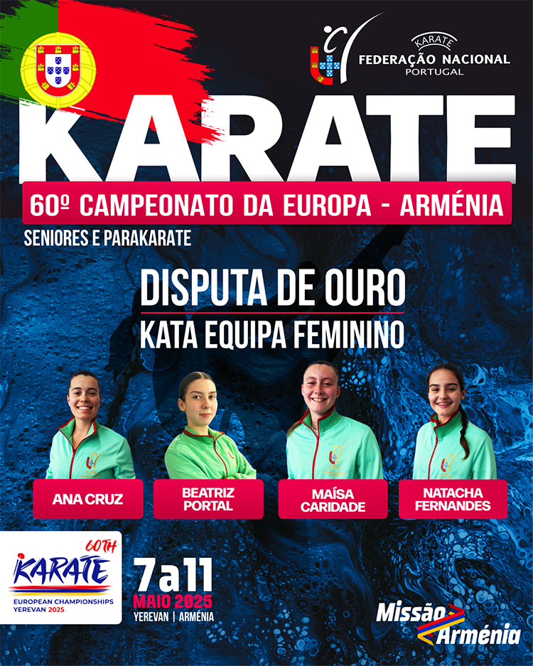 60º Campeonato Europeu De Seniores E ParaKarate (Yerevan – Arménia) – Disputa de Medalha de Ouro