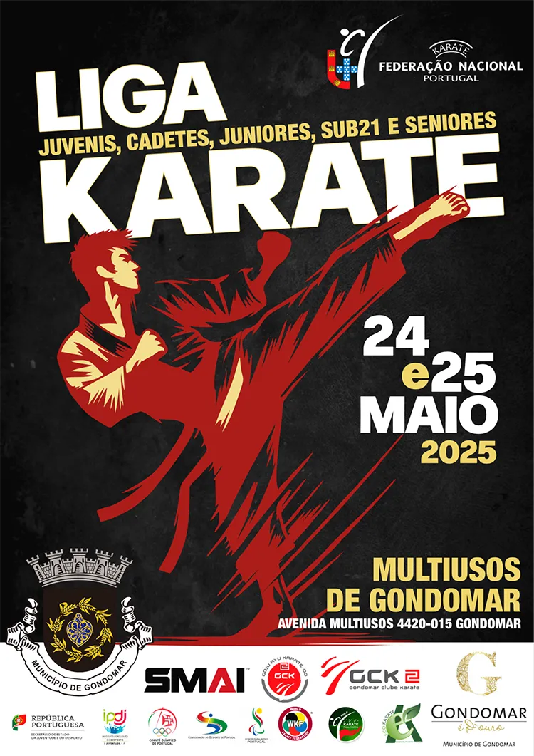 Liga de Karate – 24 e 25 Maio 2025 – Gondomar