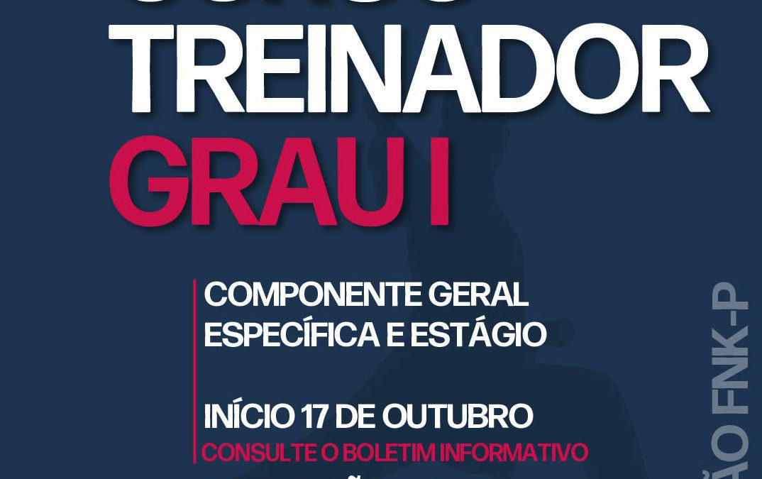 Curso de Treinador de Karate Grau I – 10ª EDIÇÃO