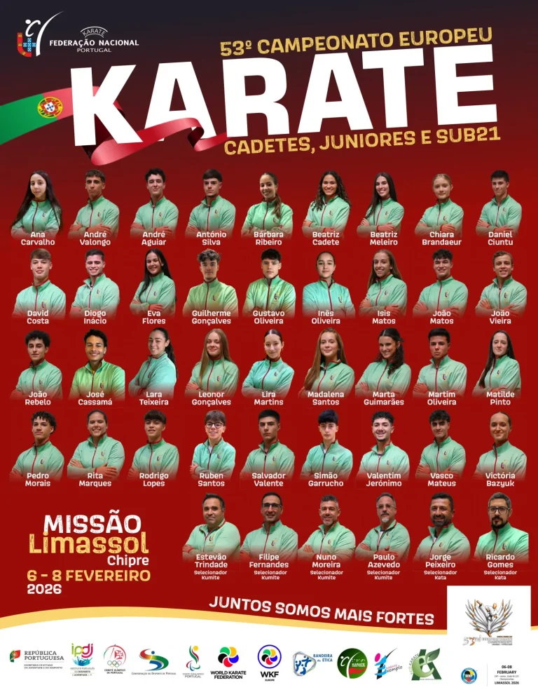 53º Campeonato Europeu de Cadetes, Juniores e Sub21 – Limassol, Chipre