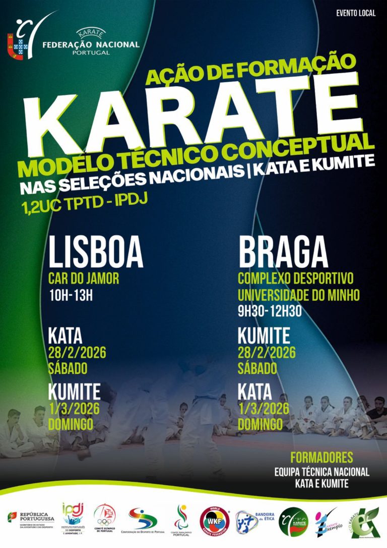 Ação de Formação – Modelo Técnico Conceptual nas Seleções Nacionais – Kata e Kumite