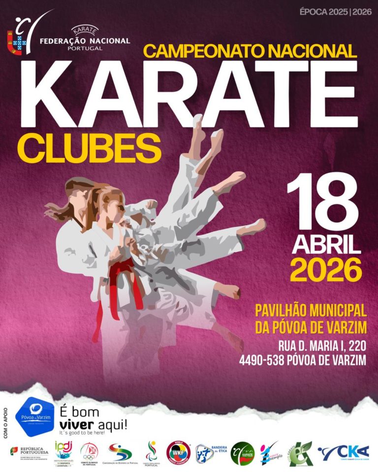 Campeonato Nacional de Clubes – 18 e 19 Abril 2026 – Póvoa de Varzim